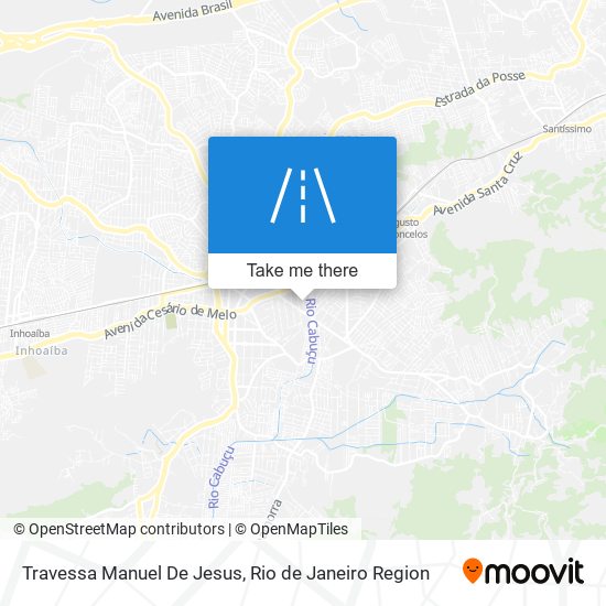 Mapa Travessa Manuel De Jesus