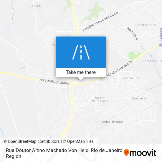 Rua Doutor Altino Machado Von Held map