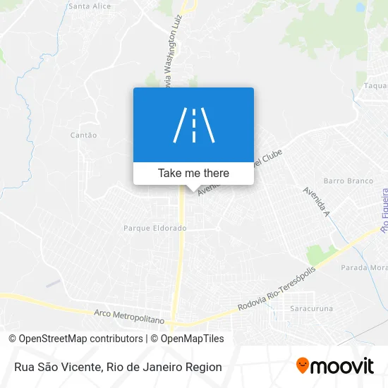 Rua São Vicente map