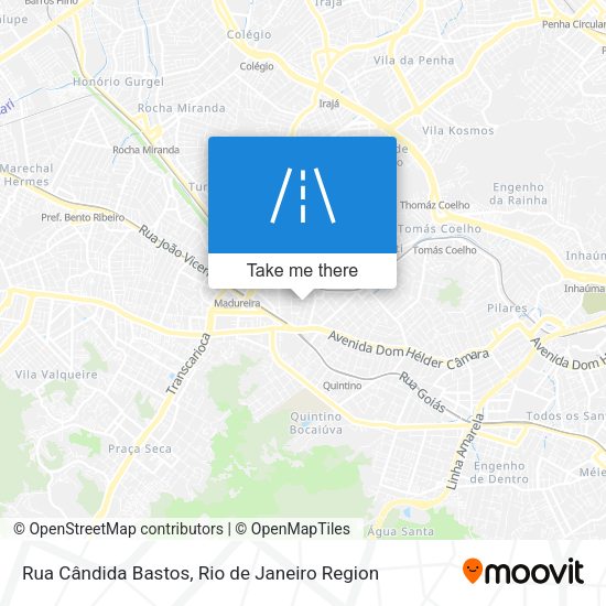 Rua Cândida Bastos map
