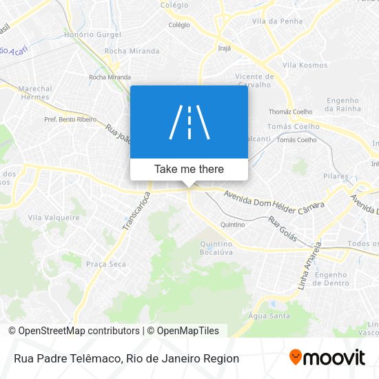 Rua Padre Telêmaco map
