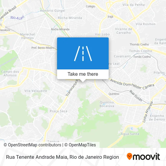 Rua Tenente Andrade Maia map