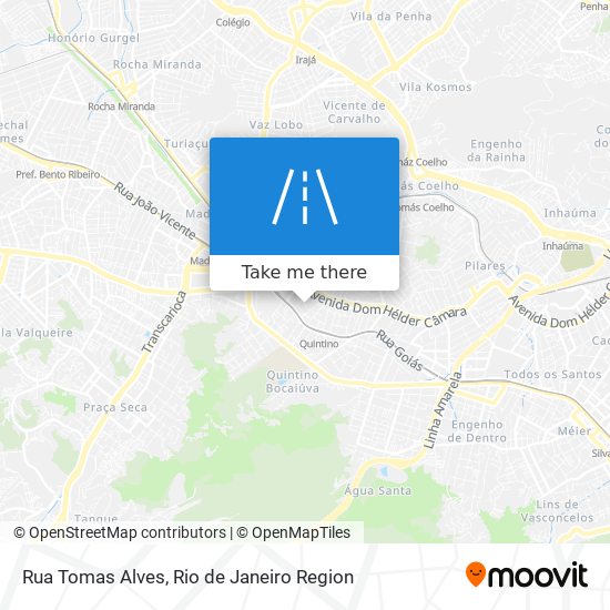 Mapa Rua Tomas Alves