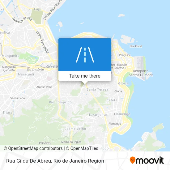 Rua Gilda De Abreu map