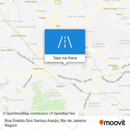Rua Enaldo Dos Santos Araújo map