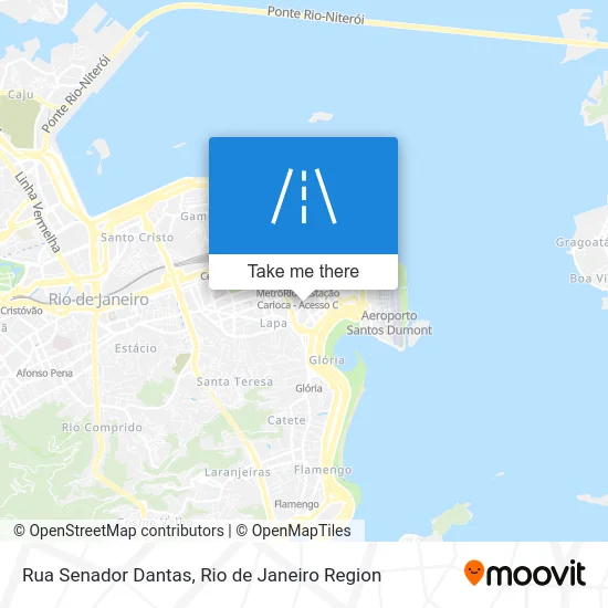 Rua Senador Dantas map