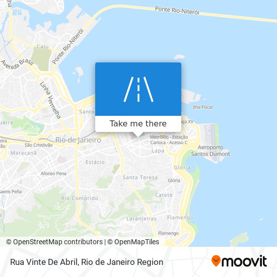 Mapa Rua Vinte De Abril