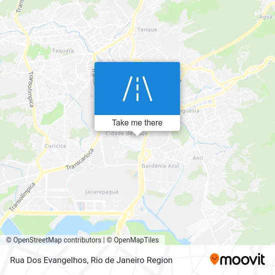 Rua Dos Evangelhos map