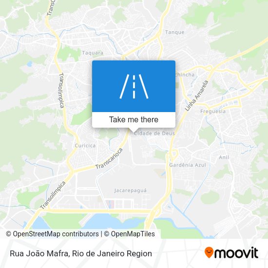 Rua João Mafra map