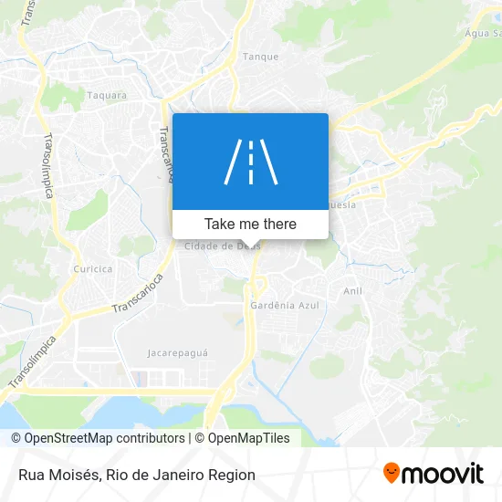 Rua Moisés map
