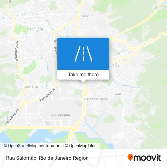 Rua Salomão map