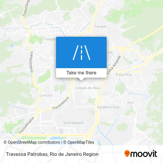 Travessa Patrobas map