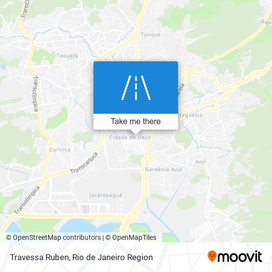 Travessa Ruben map