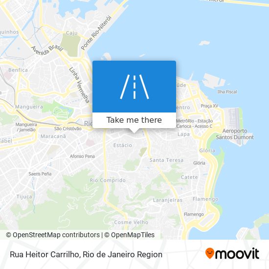 Mapa Rua Heitor Carrilho