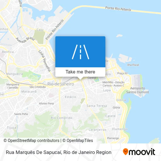Rua Marquês De Sapucaí map