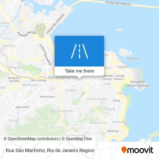 Rua São Martinho map