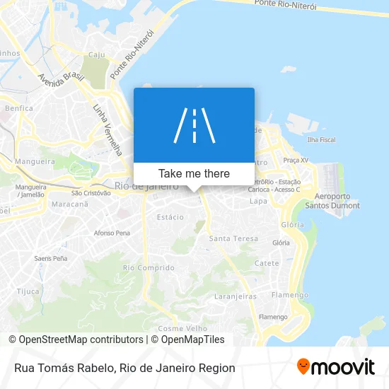 Rua Tomás Rabelo map