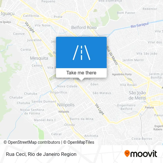 Rua Ceci map