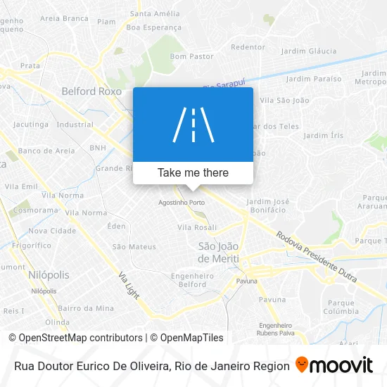 Rua Doutor Eurico De Oliveira map