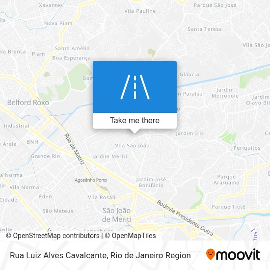 Rua Luiz Alves Cavalcante map