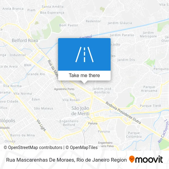 Rua Mascarenhas De Moraes map