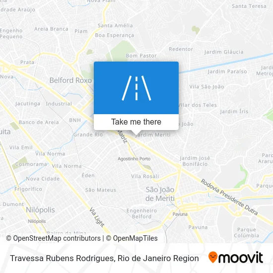 Travessa Rubens Rodrigues map
