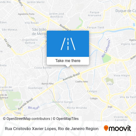 Rua Cristovão Xavier Lopes map