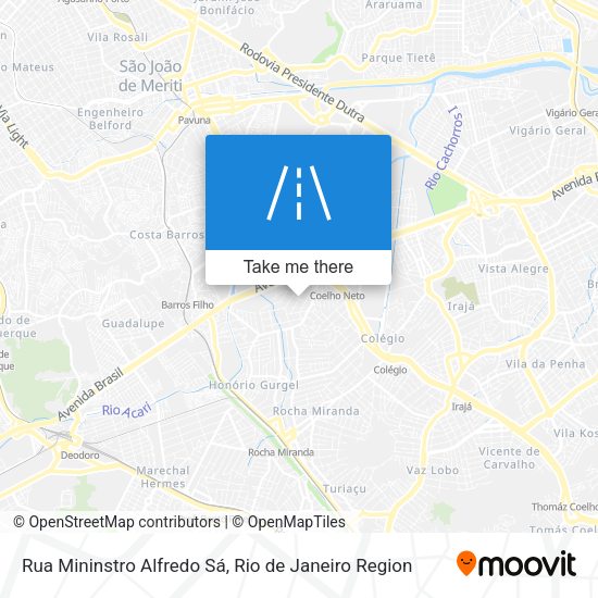 Rua Mininstro Alfredo Sá map