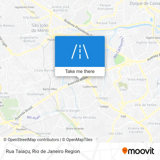 Rua Taiaçu map