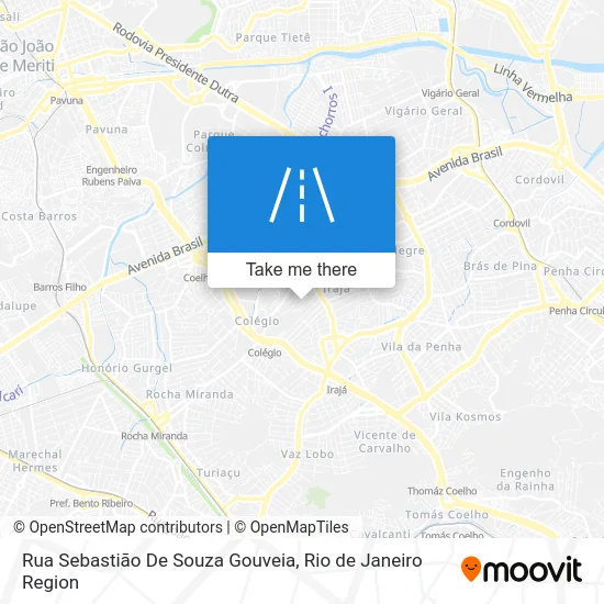 Rua Sebastião De Souza Gouveia map