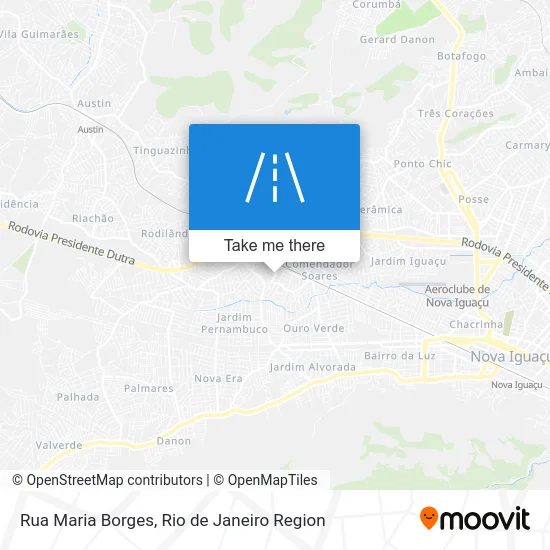 Rua Maria Borges map
