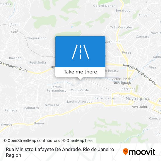 Mapa Rua Ministro Lafayete De Andrade