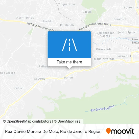 Rua Otávio Moreira De Melo map