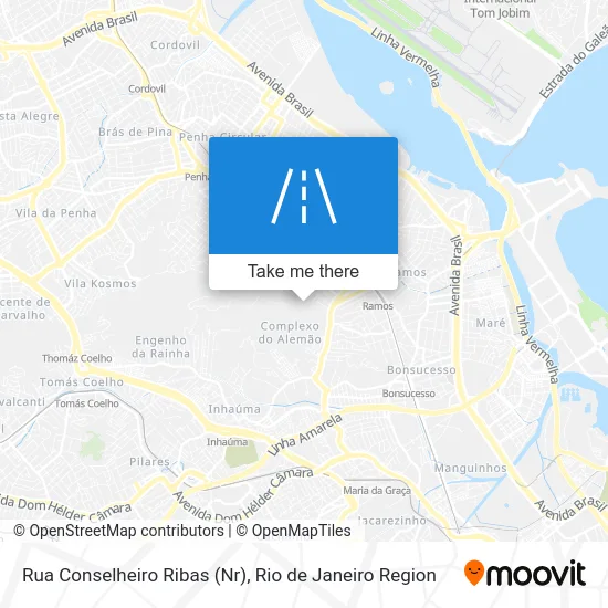 Rua Conselheiro Ribas (Nr) map