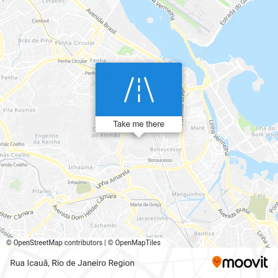 Rua Icauã map