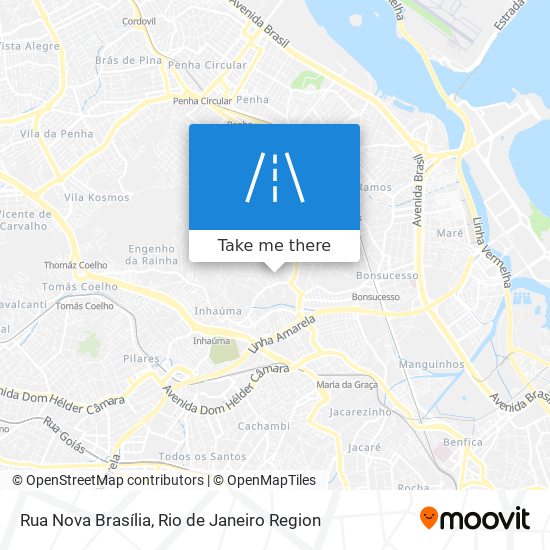 Mapa Rua Nova Brasília