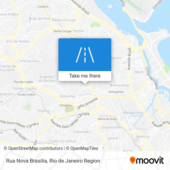 Rua Nova Brasília map