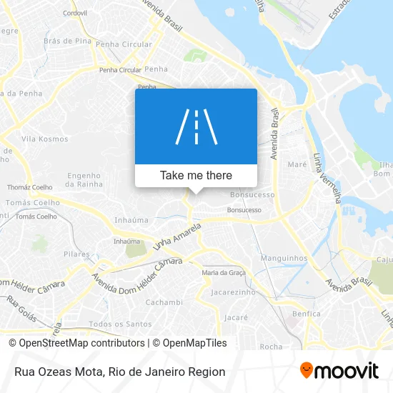 Rua Ozeas Mota map