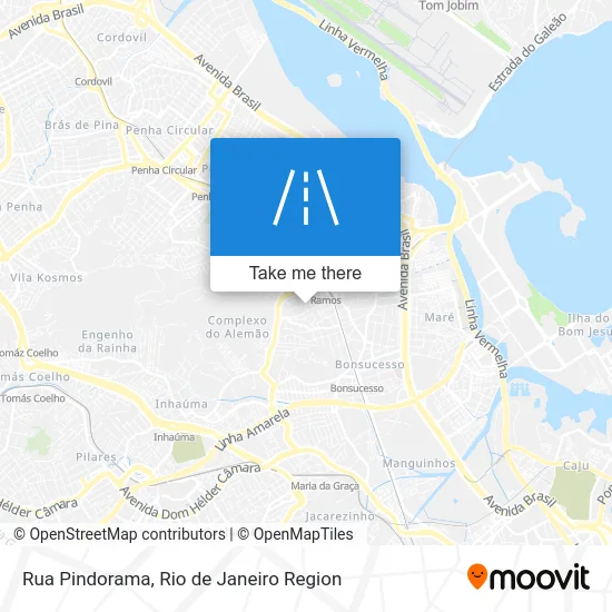 Rua Pindorama map