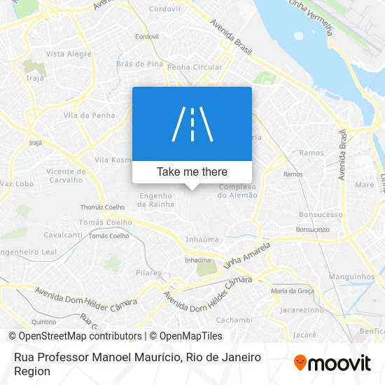 Rua Professor Manoel Maurício map