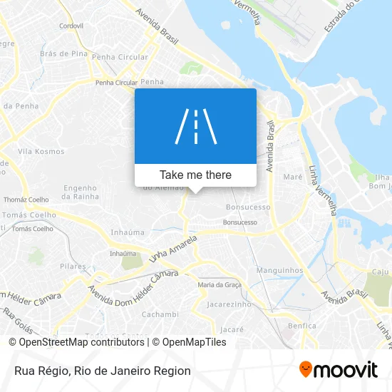 Rua Régio map
