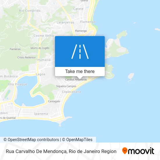 Rua Carvalho De Mendonça map