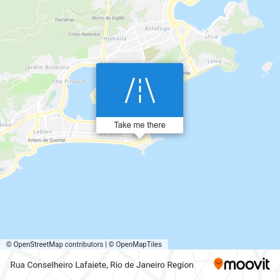 Rua Conselheiro Lafaiete map