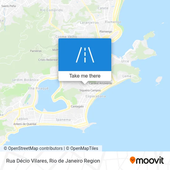 Rua Décio Vilares map