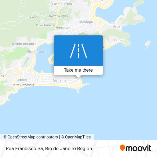 Rua Francisco Sá map