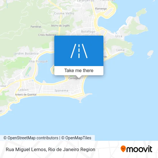 Rua Miguel Lemos map