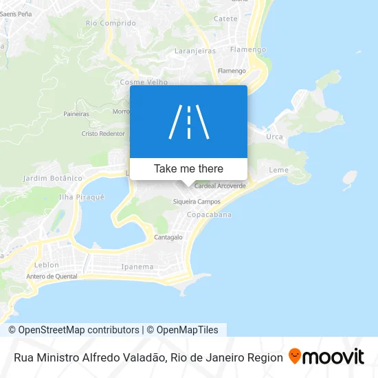 Rua Ministro Alfredo Valadão map