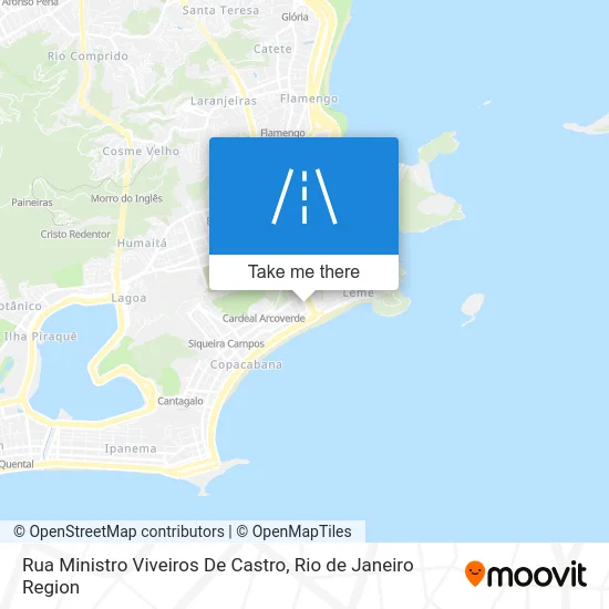 Rua Ministro Viveiros De Castro map