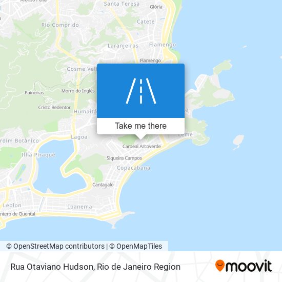 Mapa Rua Otaviano Hudson