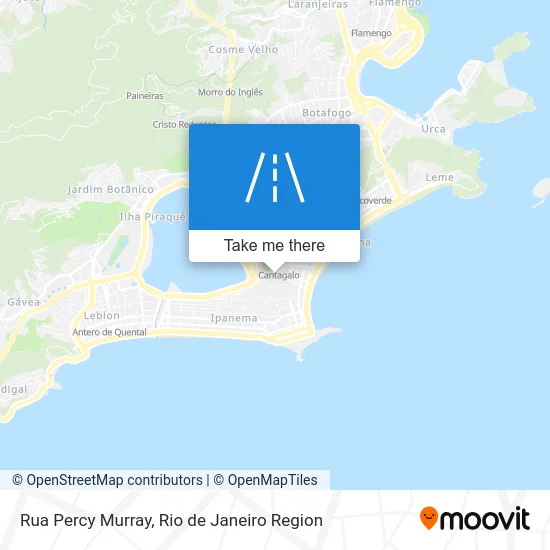 Rua Percy Murray map